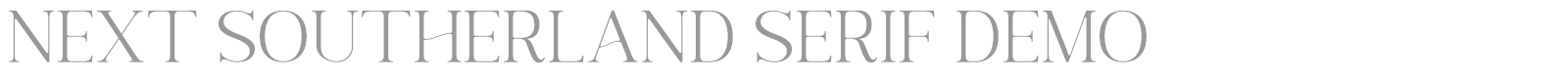 Next Southerland Script font preview